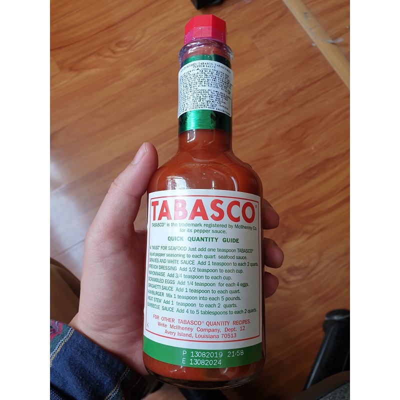 SỐT ỚT ĐỎ TABASCO 350ML