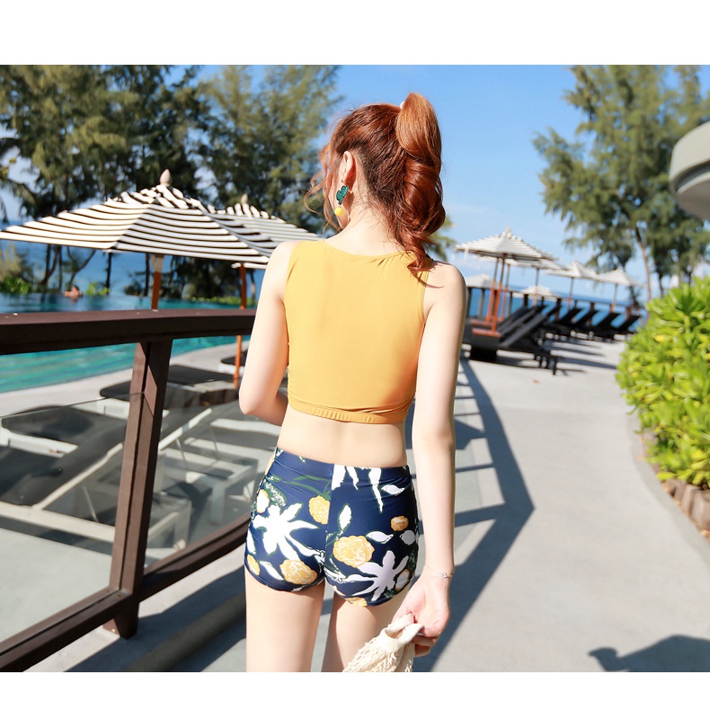 Bộ Bikini Ba Mảnh Thời Trang Hàn Quốc Gợi Cảm Cho Nữ