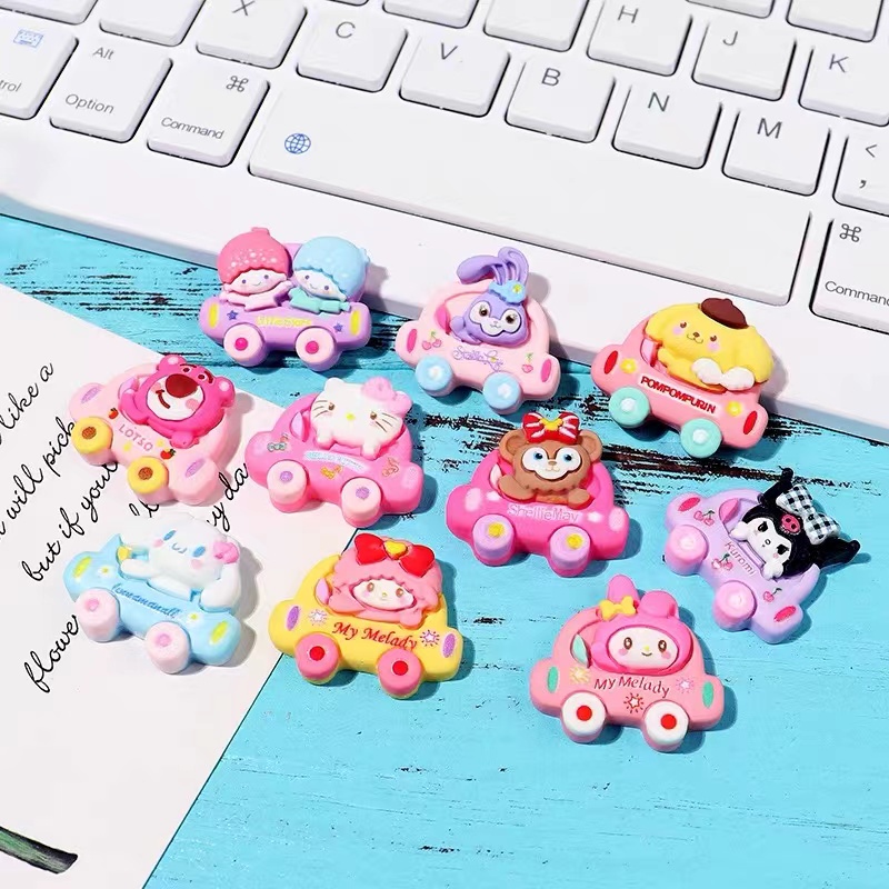 1 Vật Liệu Resin Tự Làm Trang Sức Thủ Công Hình Sanrio Hoạt Hình DIY