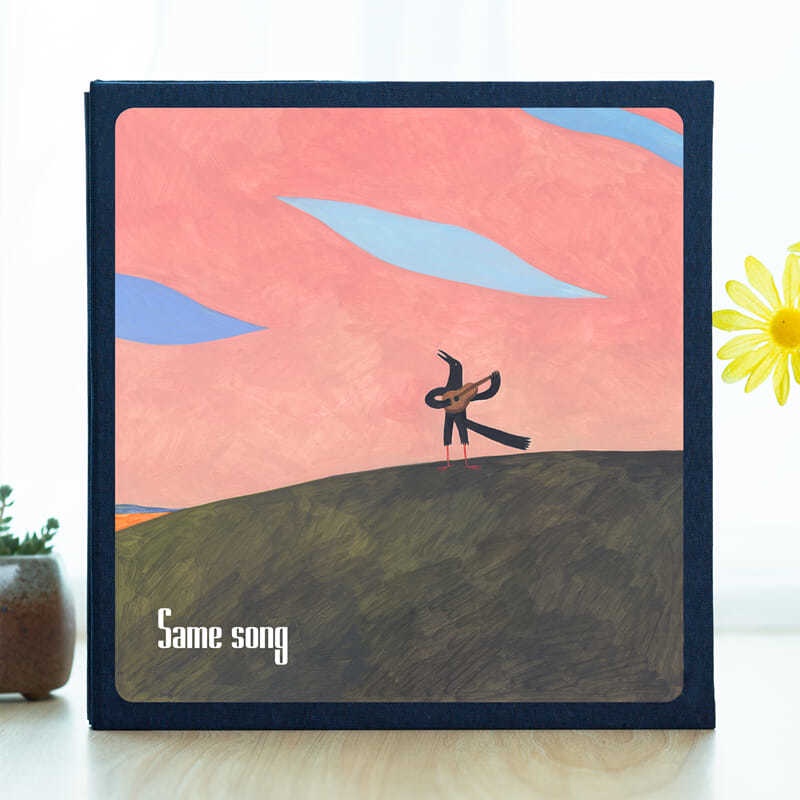 ▲Album ảnh cuốn sách tự làm thủ công cuốn sách kỷ niệm cặp đôi bạn gái phim hoạt hình sáng tạo dán loại trẻ em sổ ghi ch