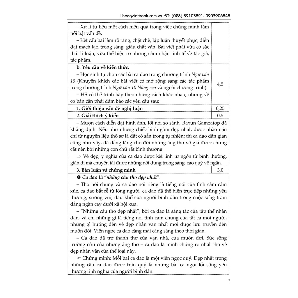 Sách - Tuyển Chọn Những Bài Văn Đạt Điểm Cao Của Học SInh Giỏi Lớp 10