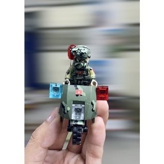 Non lego moc moto xanh