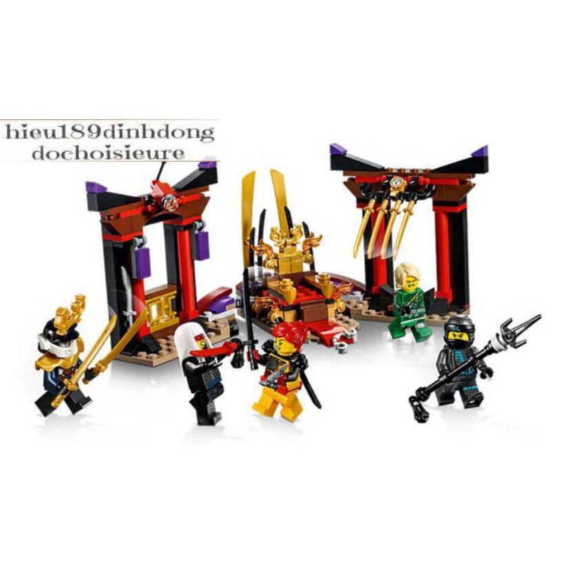 Lắp ráp xếp hình NOT Lego Ninjago Movie 70651 Lepin 06090, Bela 10935 : ngai vàng 251 mảnh