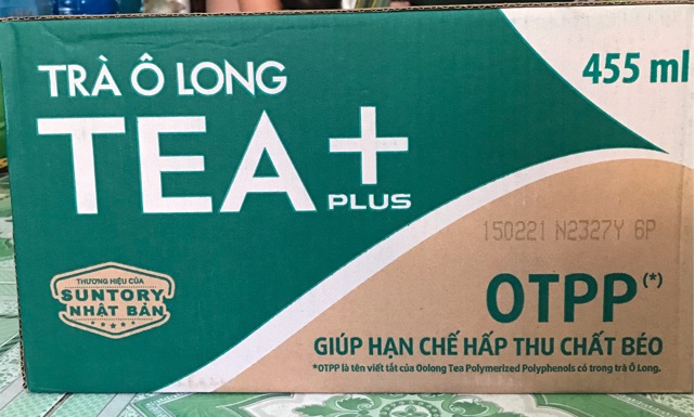 Trà Olong tea plus (thùng 24 chai x 455ml)