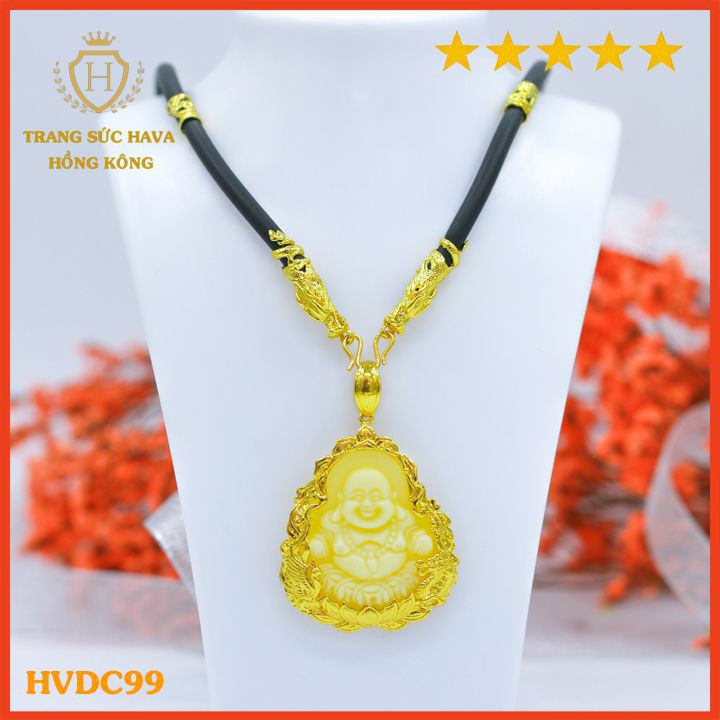 Dây Chuyền Nam Mặt Phật Titan Xi Mạ Vàng Non 24k Cao Cấp, Vòng Cổ Nam Phong Cách Thời Trang Cá Tính Trẻ Trung - HVDC99