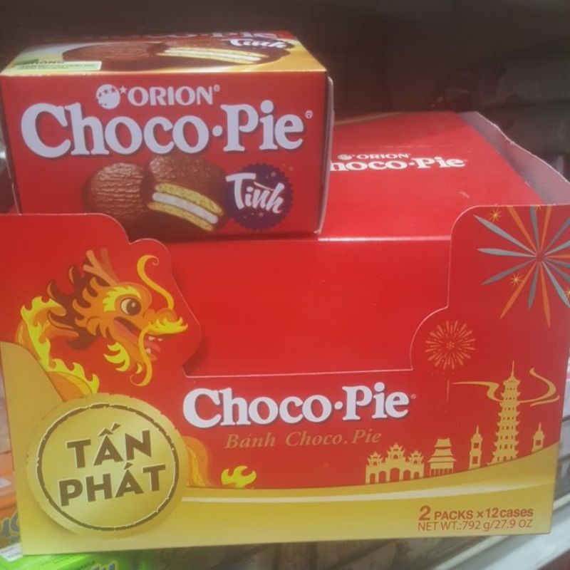 Một hộp bánh Chocopie 2 (12 hộp nhỏ*2 cái)