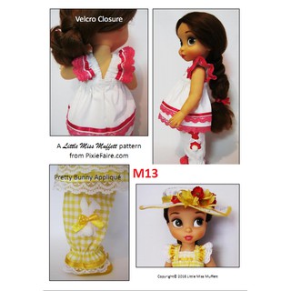 Rập giấy quần áo búp bê M13