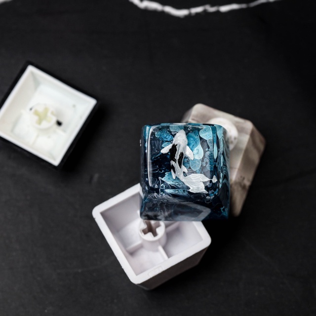 Nút bàn phím cá koi - keycap koi artisan