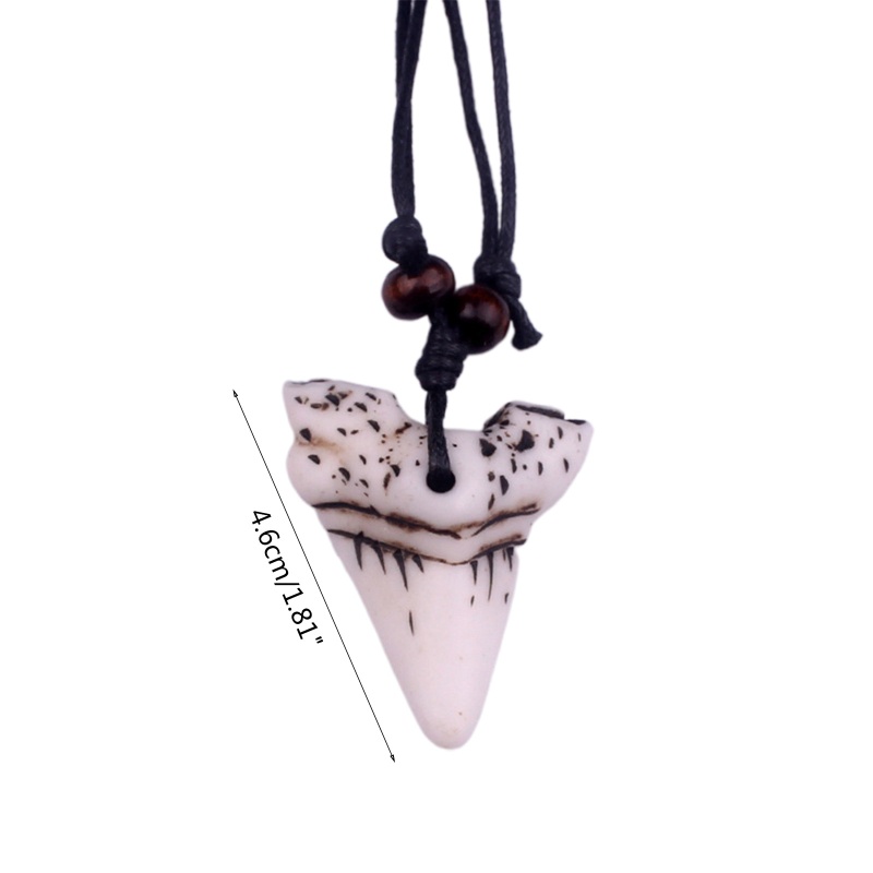 Vòng cổ Răng Cá Mập May Mắn Phong Cách Vintage