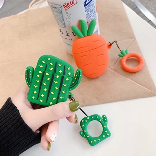 Case airpods hình cà rốt và xương rồng