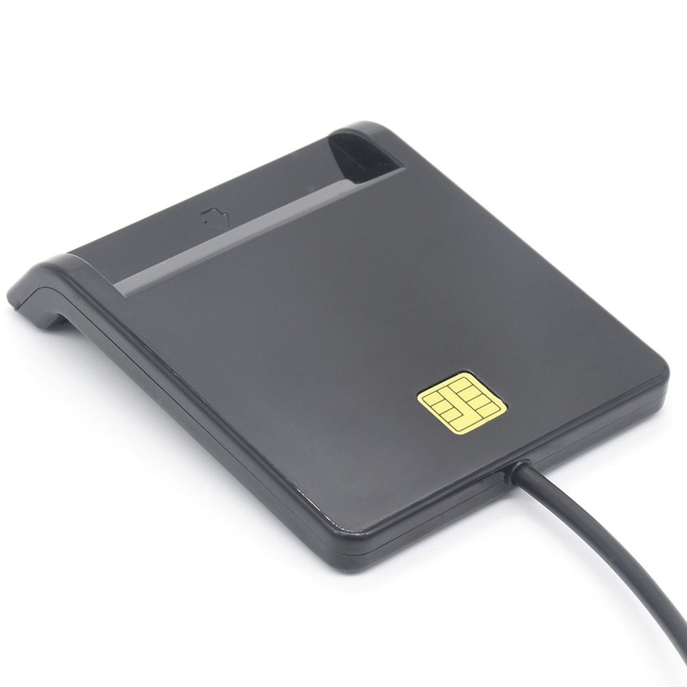 Portable Usb Sim Smart Card Reader Bank Card Ic / Id Emv Tf Mmc Card Readers