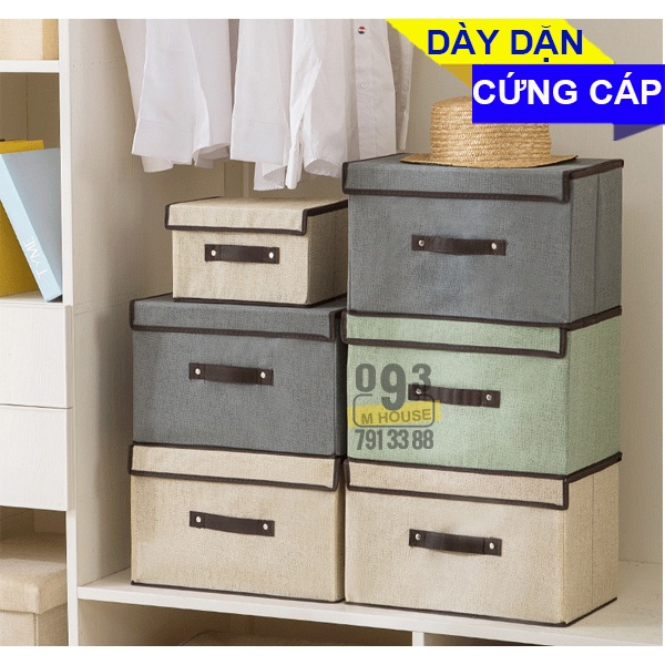 Hộp Lưu Trữ Quần Áo, Tủ Vải Đựng Đồ Dùng Đa Năng Gấp Gọn
