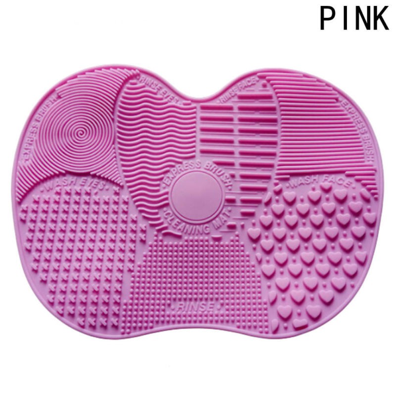 Miếng silicone vệ sinh đầu cọ trang điểm