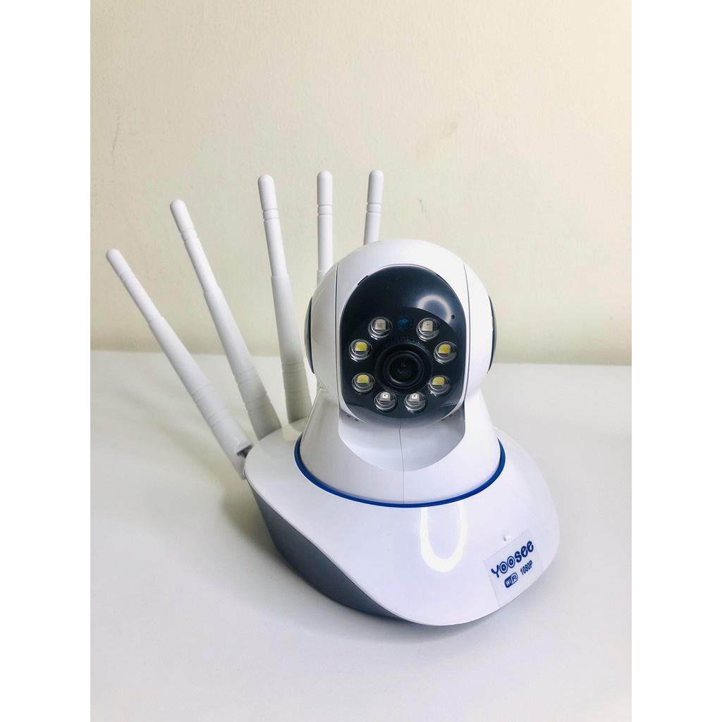 Camera wifi yoosee 5 râu chuẩn 3.0 FULL HD 1296p siêu nét Xoay 360 độ Đàm thoại Xem đêm HOT nhất 2022 BH 5 Năm