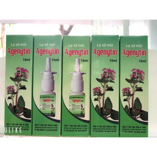 Lọ xịt mũi Agenytin( cây ngũ sắc)