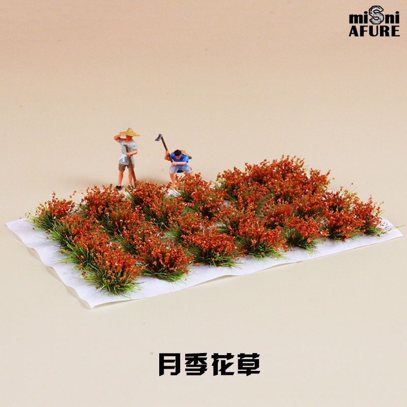 Modeling turf - bụi cây cho miniature - Phụ kiện cây cỏ làm sa bàn