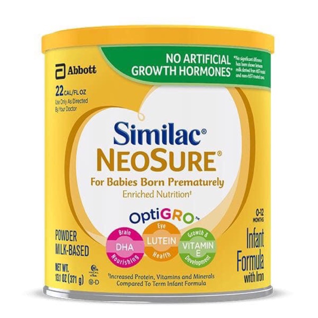 Similac Neosure hàng xách tay Mỹ