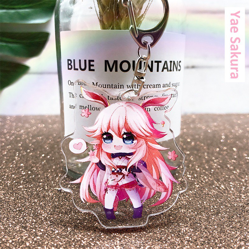 Móc khóa mica anime Honkai Impact 3