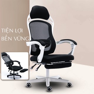 Ghế Văn Phòng Lưới Chân Xoay, Ghế Làm Việc Máy Tính Giá Tốt, Ngả Lưng - Tựa Đầu - Kiểu Dáng Đẹp, Ghế Lưới Văn Phòng