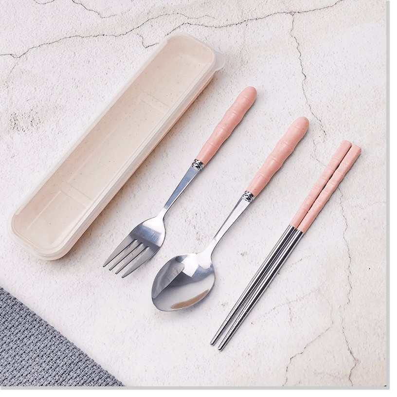 Bộ thìa, đũa, dĩa inox cao cấp - An toàn, vệ sinh, đẹp mắt