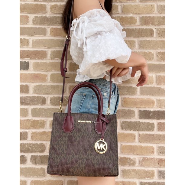 Túi Xách Michael Kors Medium Mercer 35S1GM9M2B Messenger Màu Nâu