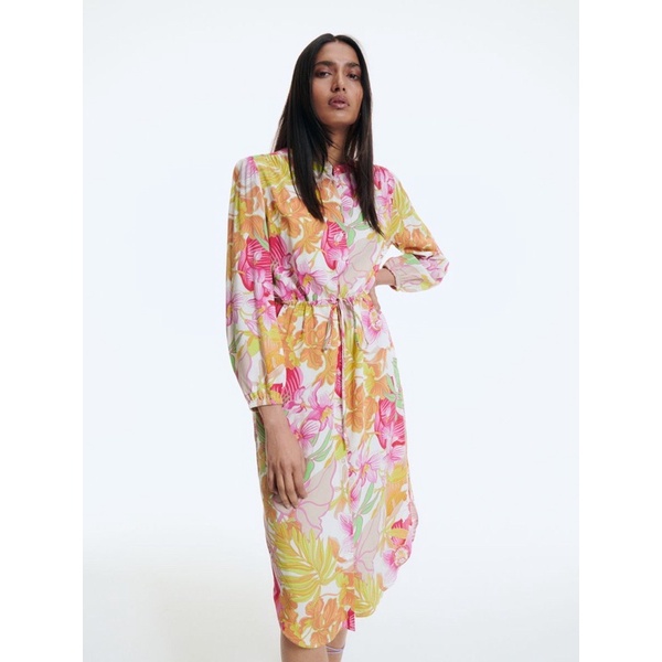 Đầm voan hoa Reserved UK size 38 newtag chính hãng