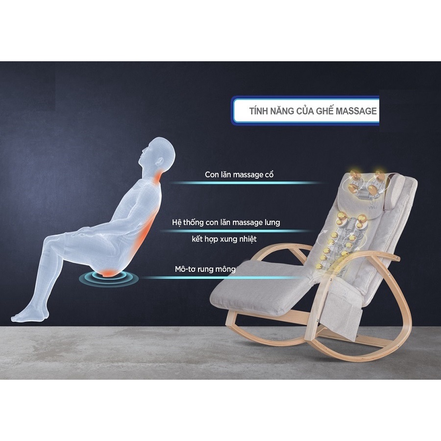 Ghế Poang massage rocking chair