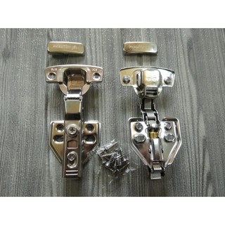 Bản lề bật hơi/ bản lề giảm chấn tủ inox 304 lõi đồng, tháo lắp nhanh (giá 1 chiếc)