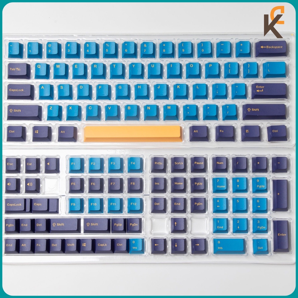 Keycap GMK Nautilus 126 nút PBT OEM In Double Shot Dành Cho Bàn Phím Cơ