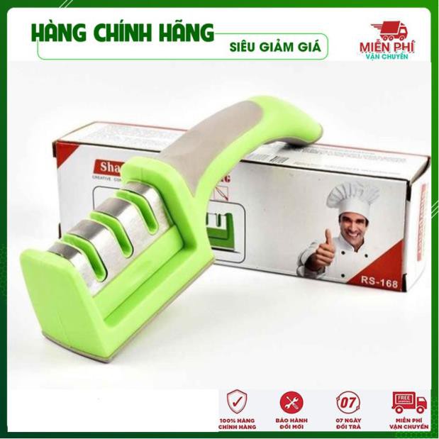 Dụng cụ mài dao 3 rãnh tiện dụng Thông Minh - Đồ Gia Dụng Thông Minh