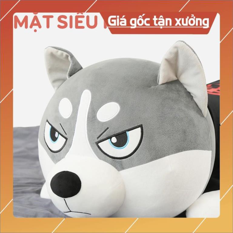 Gấu Bông Chó, Mèo Husky [GIÁ GỐC TẠI XƯỞNG]100% Bông Gòn Cao Cấp - Vải Nhung Cao Cấp Co Dãn 4 Chiều