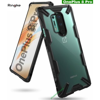 Ốp lưng OnePlus 8 Pro hiệu Ringke chống sốc lưng trong viền màu cao cấp