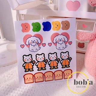 Sticker nhiều hình dễ thương