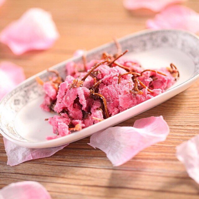 Hoa anh đào muối 50gr - Hoa anh đào muối gói chiết lẻ 50gr