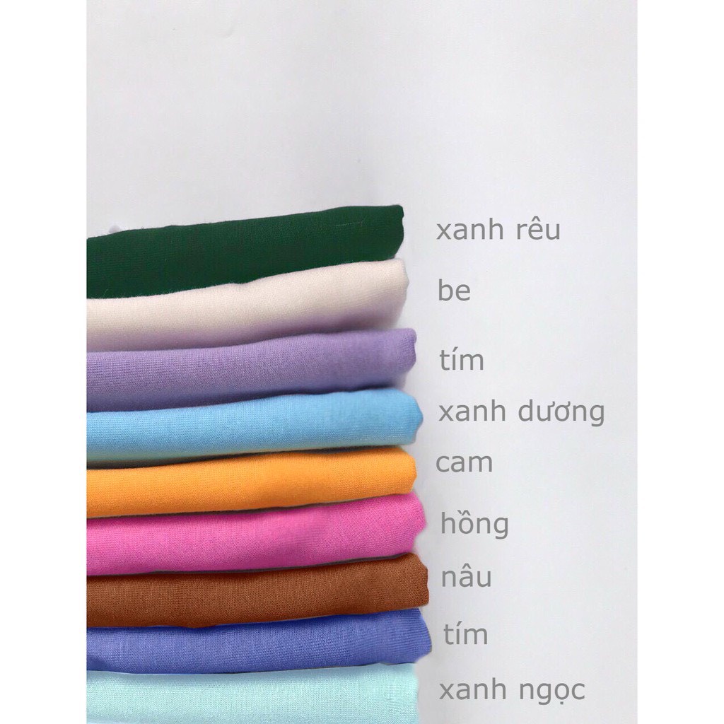 Áo Dài Tay Cao Cổ Cao 3 Phân Trơn Chất Thun Lạnh Cho Bé Minky Mom lili.kids AP11