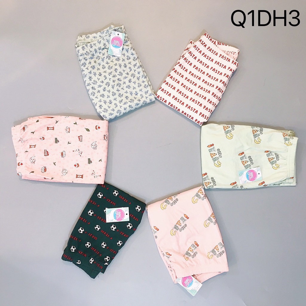 Quần thun dài họa tiết nhiều mẫu Nga Fish Q1DH3