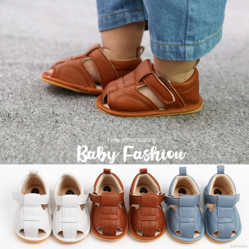 Giày sandal đế mềm chống trượt cho bé tập đi 0-18 tháng