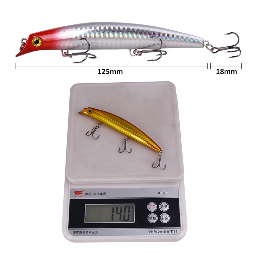 35 Mồi Câu Cá Nổi Trên Nước 12.5cm / 14g