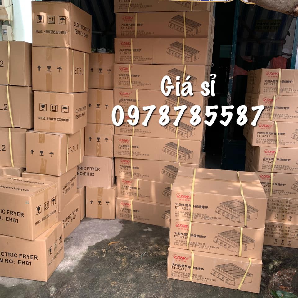 Bếp nướng ga 4 trục ET-K222-bếp nướng gas 6 đầu đốt ETON K233