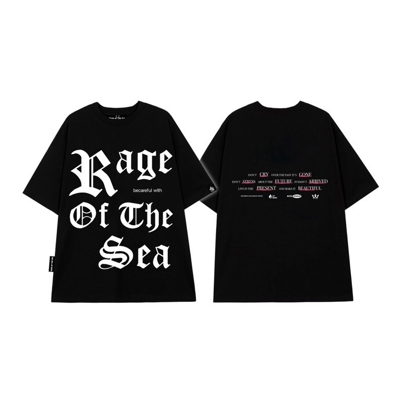 Áo Thun "Màu Đen" Rage Of The Sea LaTinh