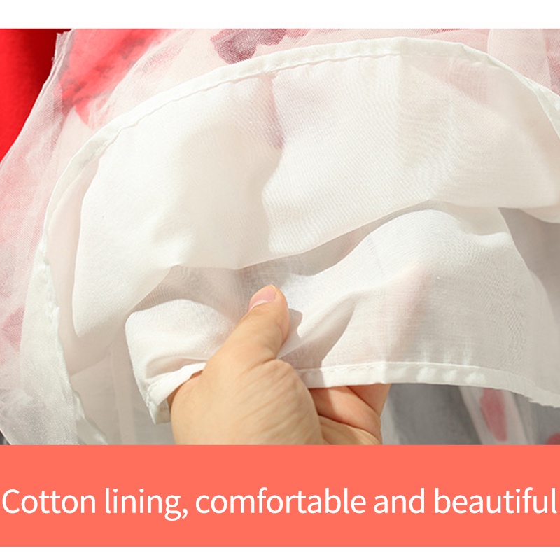 Bộ Áo Thun + Chân Váy Kiểu Công Chúa Dễ Thương Thời Trang Cho Bé Gái