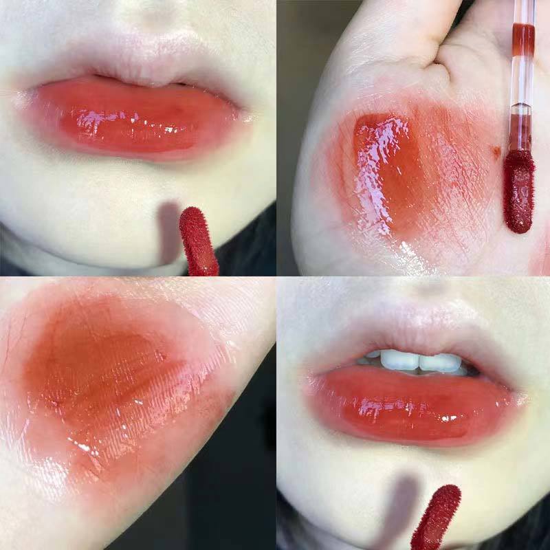 Son Bóng Dưỡng Ẩm Chống Nước Hiệu Ứng Gương Họa Tiết Hoa