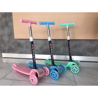 Xe trượt scooter 3 bánh gấp gọn, có đèn phát sáng
