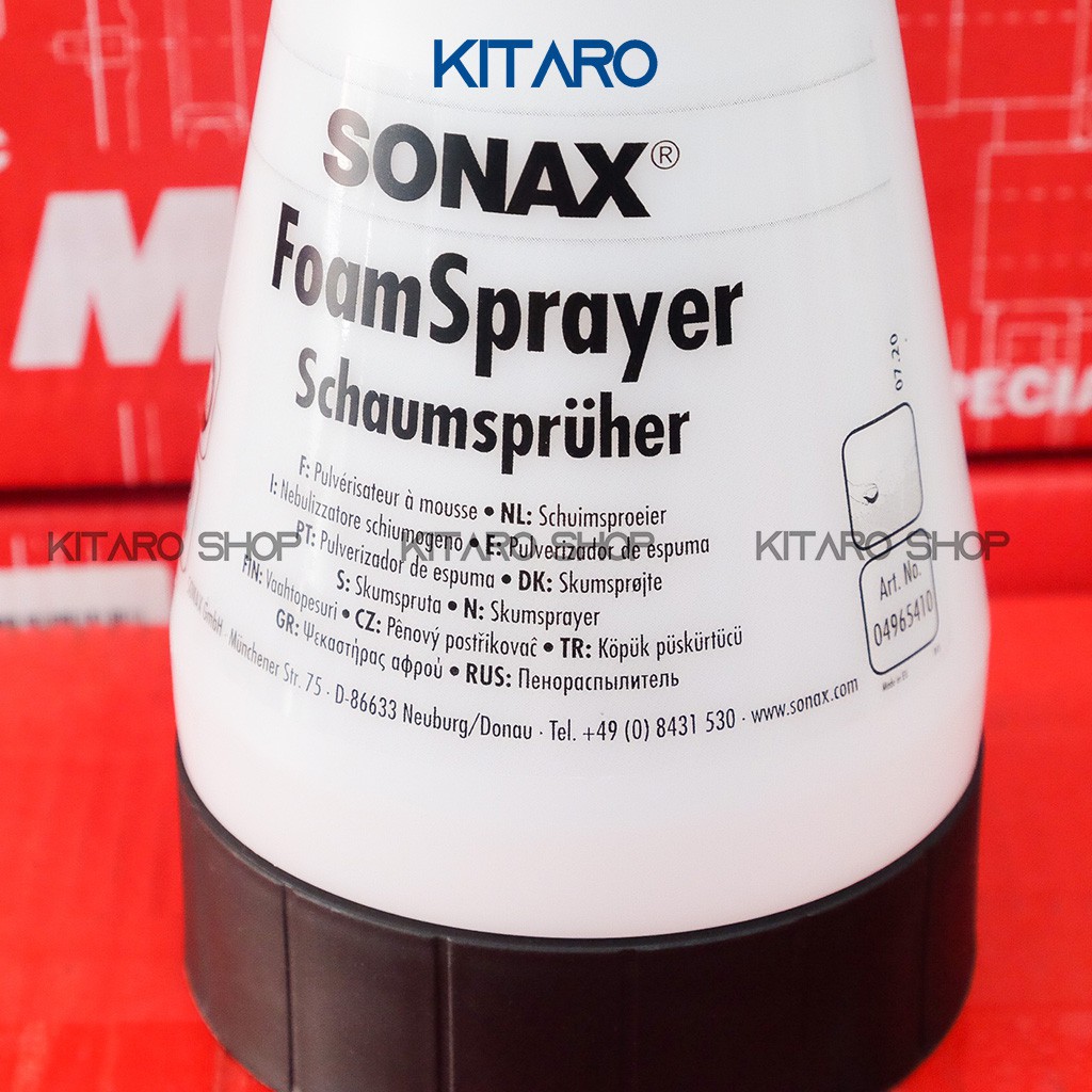 Bình Xịt Bọt Tuyết Sonax Foam Sprayer 1L - Made In Germany