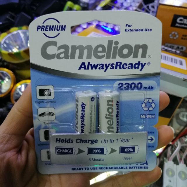 Vỉ pin Sạc AA camelion 2300