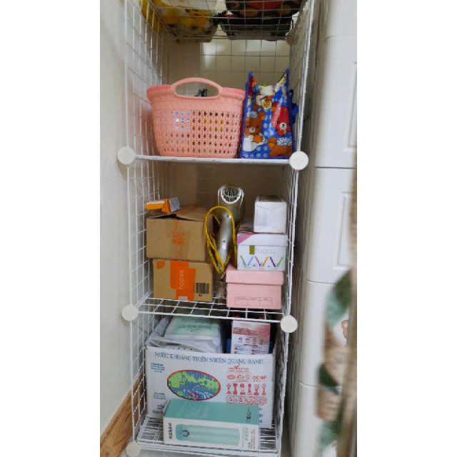 Tủ Ghép Tấm Lưới Đa Năng, Tấm Lưới Ghép Tủ Decor Trang Trí Đang Năng