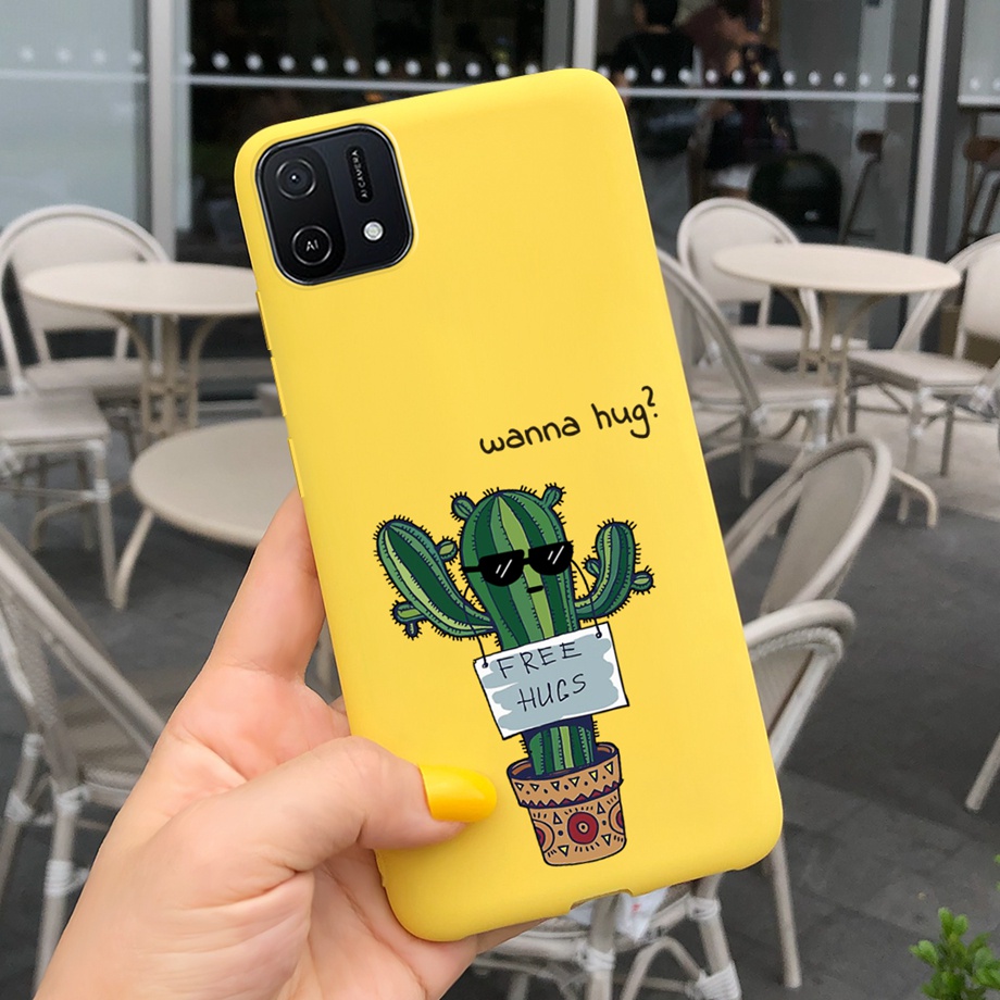 Ốp Điện Thoại TPU Dẻo Họa Tiết Hoạt Hình Bông Hoa Xinh Xắn Cho OPPO A16k 2021 OPPO A 16K A16 K CPH2349