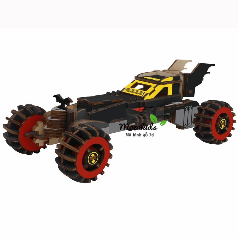 Đồ chơi lắp ráp gỗ 3D Mô hình Xe Batman Bat Mobile