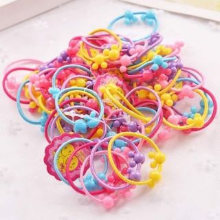 Túi 50 dây cột tóc cho bé