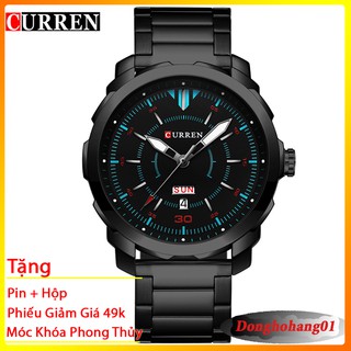 [CÁ TÍNH] Đồng Hồ Nam Curren Chính Hãng Dây Thép Không Gỉ 8266 Size 46mm Có Lịch Thời Trang Phong Cách Thể Thao